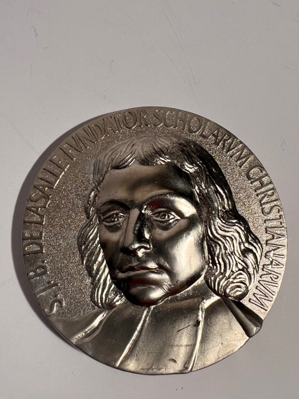Vintage St. Jean-Baptiste De La Salle Commemorative Medal - Christian Brothers